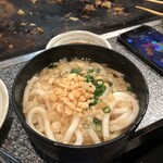 鉄板居酒屋 へらちょんぺ - うどん　Ｍっる撮影