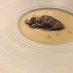 ビュー＆ダイニング コトシエール - サツマイモのスープ フォアグラを添えて…勝手にネーミング(･･;)