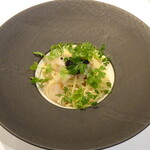 カーサ・デル・チーボ - ホタテとキャビアの冷製パスタ