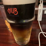 HUB - シードルと黒ビールのハーフ&ハーフ