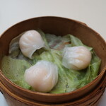 味楽 - エビ蒸し餃子（580円）