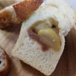 ブーランジェリーランプパティスリーシオン 富塚店 - 栗のミニ食パン　断面