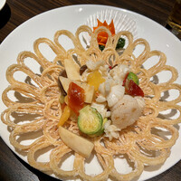 重慶飯店 名古屋店 - 帆立貝とイカの発酵唐辛子炒め