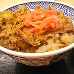 Yoshinoya - 牛丼大盛ツユダク512円 味噌汁65円