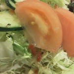 ビアンカ - 201204 ビアンカ　ハンバーグ・エビ（サラダ部分拡大）.jpg