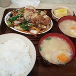 Tonkatsu Yoshie - 朝せん焼定食￥1250＋みそ汁お代わり￥50(R2.2.25撮影)