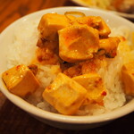 芙蓉麻婆麺 - 芙蓉麻婆 オンザライス