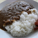 あじまさ食堂 - カレーライスアップ