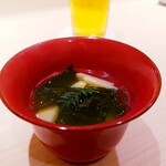 新ばし 星野 - 若竹のお椀　おおらかに筍。