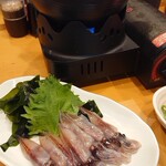 いちえ - ホタルイカしゃぶしゃぶ