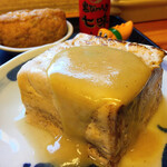 ふる里うどん  - 本日の豆腐占い
      大吉＆晴天なり（キレイだ！くずれてない）