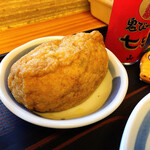 ふる里うどん  - お稲荷さん
      （おにぎりにも釣られたりしたのは夢だ）