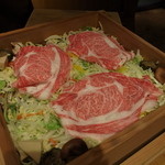 銀座しゃぶ通 - 九枚笹（くまいささ）コース：A5和牛