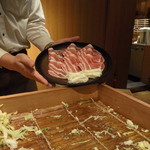 銀座しゃぶ通 - 九枚笹（くまいささ）コース：鴨