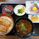 うなぎ・日本料理 ゑびす家 - 川魚御膳￥2100