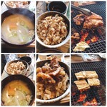 ろばたやき山ろく - 〆は炊き込みご飯で〜♪