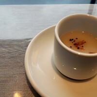 煉 今泉店 - 長崎県産新玉ねぎのポタージュ