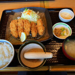 どんと　 - 広島産 かきフライ定食