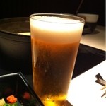 Gyuunabe Airon - 生ビール（プレミアムモルツ）650円