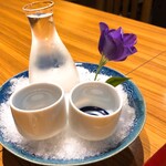 Wagaiden Zero - 酔鯨 900円　お花も生花を使ってらっしゃいます！