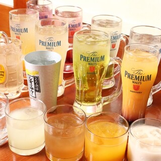 コスパ◎種類も豊富なRinの飲み放題2時間1500円（税込）