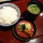 秀月 - 美味しいお米＆味噌汁＆漬け物