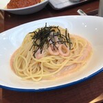 CAFE DI ESPRESSO 珈琲館 - イカと明太子クリームのパスタ