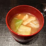 御料理 まつ山 - 味噌汁