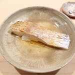 鮨 あらい - のどぐろの酒蒸し