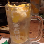 炭火兜ひつじ - マイヤーレモンのサワー