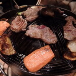 炭火兜ひつじ - ラムモモ