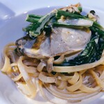 Osteria time - 牡蠣とほうれん草のクリームソース