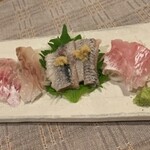 藤沢しぇんろん - 刺身　盛り合わせ（小）５品