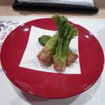 新ばし 星野 - たらのめてんぷら