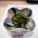 新ばし 星野 - わさび葉のしょうゆ