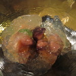 IL TEATRINO DA SALONE - 蛸のイン・ウーミド・フレッド  松の実とレーズン、ミントと1