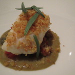 IL TEATRINO DA SALONE - 真鯛のメディテッラーネオ  荒めのパン粉にエストラゴン、トマト、茄子のペーストで2