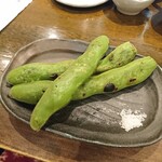 天ぷら 穴子蒲焼 助六酒場 - 焼き空豆