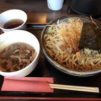 瓦町どら鴨 - 鴨つけ麺(並盛り)