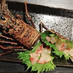 BAR ラフテル - 結婚記念日のお祝い（伊勢海老の刺身）