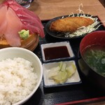 Isomarusuisantsurugaminekitaguchiten - まぐろ刺身定食