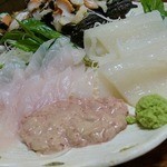 Jizakanakappouuotake - 伊豆前地魚刺身盛り合せ（2人前）