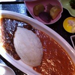 農家の台所カレー専門店 - 定番ルゥ＋赤の野菜ルゥ