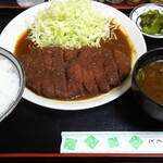 にしき - 味噌カツ定食(並) 800円