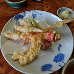 丸吉食堂 - タラバガニの天ぷら