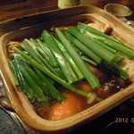 しょうわ - 九条ネギたっぷりの黒酢鍋