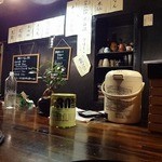 しょうわ - 店内に手書きのメニュー