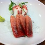 おばんざい　すずき - 刺身　築地仕入れの中トロとタコ