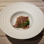 SUGALABO - 蛍烏賊 菜の花 トマトのジュレ