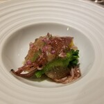 SUGALABO - 蛍烏賊 菜の花 トマトのジュレ